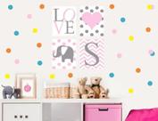 Adesivo De Parede E Placa De Mdf Decoração Quarto - pinkie