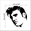 Adesivo de parede Elvis Presley Iconic Silhouette Design