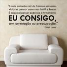 Adesivo de Parede - Eu consigo - 007frm