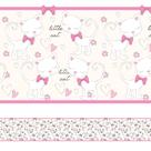 Adesivo de Parede Faixa Decorativa Gatinhos 20mx10cm