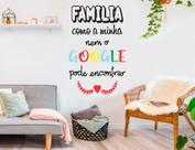 Adesivo De Parede Família Igual A Minha Nem Google Encontra
