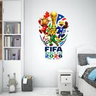 adesivo de parede fifa 2026 copa do mundo mundial decoração quarto sala bar restaurante