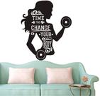 Adesivo de parede Fitness Motivation Time to Change Your Body