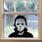 Adesivo de Parede FlyWallD Michael Myers Halloween 61x56 cm