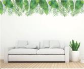 Adesivo de Parede Folhagens Boho Jardim Rodateto