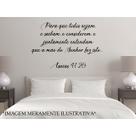 Adesivo de Parede Frase Versículo Isaias 41:20