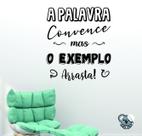 Adesivo de Parede Frases Motivacionais A Palavra Convence