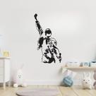 adesivo de parede fred mercury queen rock n roll