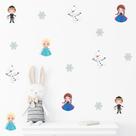 adesivo de parede frozen cute miniaturas floquinho neve olaf filme desenho meninas