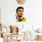 Adesivo de Parede Futebol Jogador Cr7 Esporte Seleção