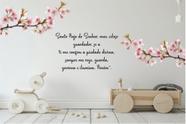 Adesivo de Parede Galho Cerejeira Oração Santo Anjo