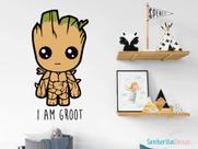 adesivo de parede groot guardiões da galáxia