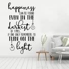 Adesivo de Parede Harry Potter - "Happiness Can Be Found" (70x40cm)