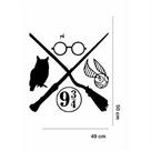 Adesivo de Parede - Harry Potter Simbolos (49x50 cm) Adesivo de Parede - Harry Potter Simbolos (49x50 cm)
