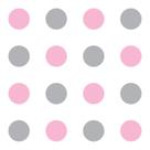 Adesivo de Parede Infantil 150 Bolinhas Tons Rosa e Cinza Quarto - 033ir Adesivo de Parede Infantil 150 Bolinhas Tons Rosa e Cinza Quarto - 033ir
