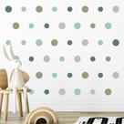 Adesivo de Parede Infantil 208 Bolinhas Tons de Verde e Cinza Quarto Sala Menina Menino Decoração Bebê 066adn Adesivo de Parede Infantil 208 Bolinhas Tons de Verde e Cinza Quarto Sala Menina Menino Decoração Bebê 066adn