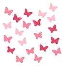 Adesivo De Parede Infantil 72 Borboletas Rosa Quarto Menina