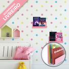Adesivo de Parede Infantil Bolinhas Candy Colors Livreiros