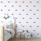 Adesivo de Parede Infantil Coroa Pink Cobre 2m² Adesivo de Parede Infantil Coroa Pink Cobre 2m²