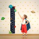 Adesivo de Parede Infantil Régua Sistema Solar Adesivo de Parede Infantil Régua Sistema Solar