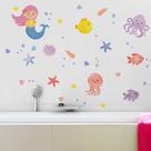 Adesivo de Parede Infantil Sereia Adesivo de Parede Infantil Sereia