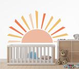 Adesivo de Parede Infantil Sol Boho Nascendo - Cute Candy