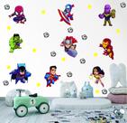 Adesivo De Parede Infantil Super Heróis Vingadores e Liga
