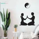 Adesivo De Parede Ioga Espaço Para Meditação Casal