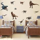 Adesivo de parede Jurassic Dinosaur autoadesivo para decoração infantil