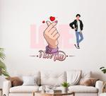 Adesivo de Parede K-POP - Love e Símbolo Adesivos Teen