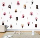Adesivo de Parede K-POP - Miniaturas de Garotas Kpop Teens