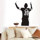 Adesivo de parede Lionel Messi Creative Soccer Decor para quarto