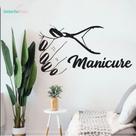 adesivo de parede manicure unhas salão de beleza adesivo de parede manicure unhas salão de beleza