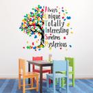 Adesivo de parede Mfault Autism Awareness Day Inspirational