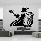 Adesivo de parede Michael Jackson Home Decor 45x50cm