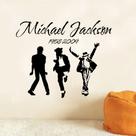 Adesivo de parede Michael Jackson para decoração de sala de estar ou quarto