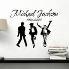 Adesivo de parede Michael Jackson para sala de estar ou quarto