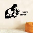 Adesivo de parede Mike Tyson Boxing para quarto de meninos ou sala de jogos