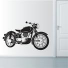 Adesivo de Parede Motociclismo - Moto Retrô