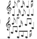 Adesivo De Parede Música Notas Musicais Musical Rock Violão Adesivo De Parede Música Notas Musicais Musical Rock Violão