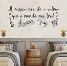 Adesivo de Parede Musica Violão Sax Notas Instrumentos Musicais Show Bar