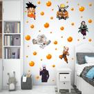 Adesivo De Parede Naruto Dragon Ball Kuririn Anime Manga