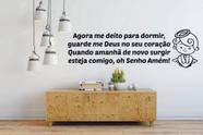 Adesivo de Parede Oração Anjo do Senhor Quarto Infantil 2201