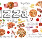 Adesivo De Parede Pizzaria Pizza Cantina Cozinha S312