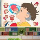 Adesivo de parede Ponyo and Sosuke Anime para quarto e dormitório