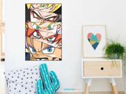 adesivo de parede poster dragon ball desenho game adesivo de parede poster dragon ball desenho game