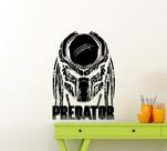 Adesivo de parede Predator Alien para decoração de quarto ou sala de estar