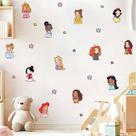 adesivo de parede princesas cute baby miniaturas decoração minimalista quarto de meninas adesivo de parede princesas cute baby miniaturas decoração minimalista quarto de meninas