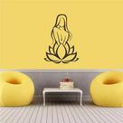 Adesivo De Parede Quarto Sala Flor Lotus Espaço Zen