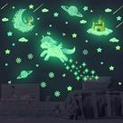 Adesivo de parede Robmoda Glow in The Dark Fairy Unicorn